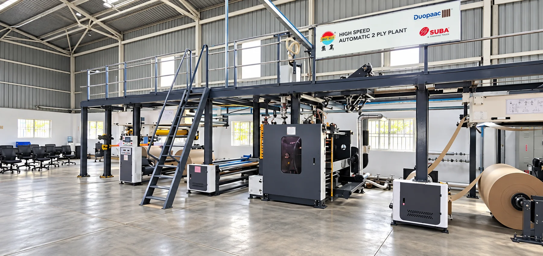 High-Speed Automatic 2-Ply Plant